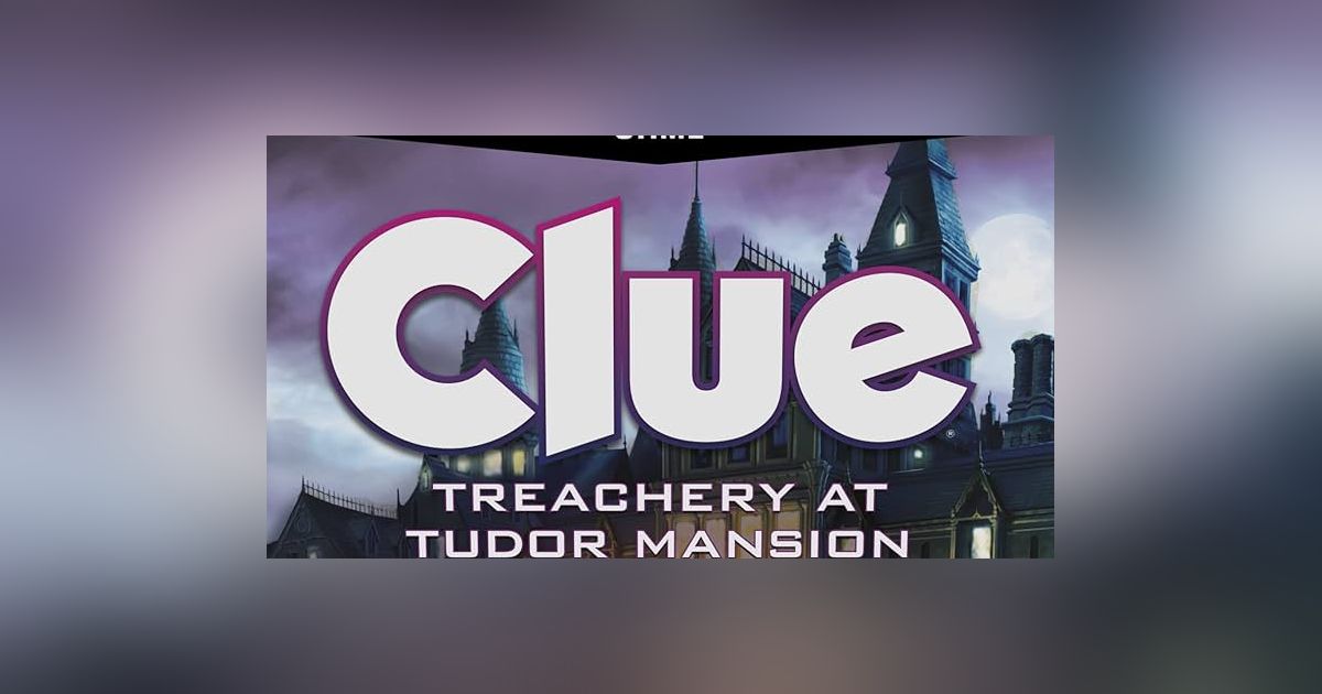 F5699 gioco da tavolo Clue Treachery at Tudor Mansion Detective
