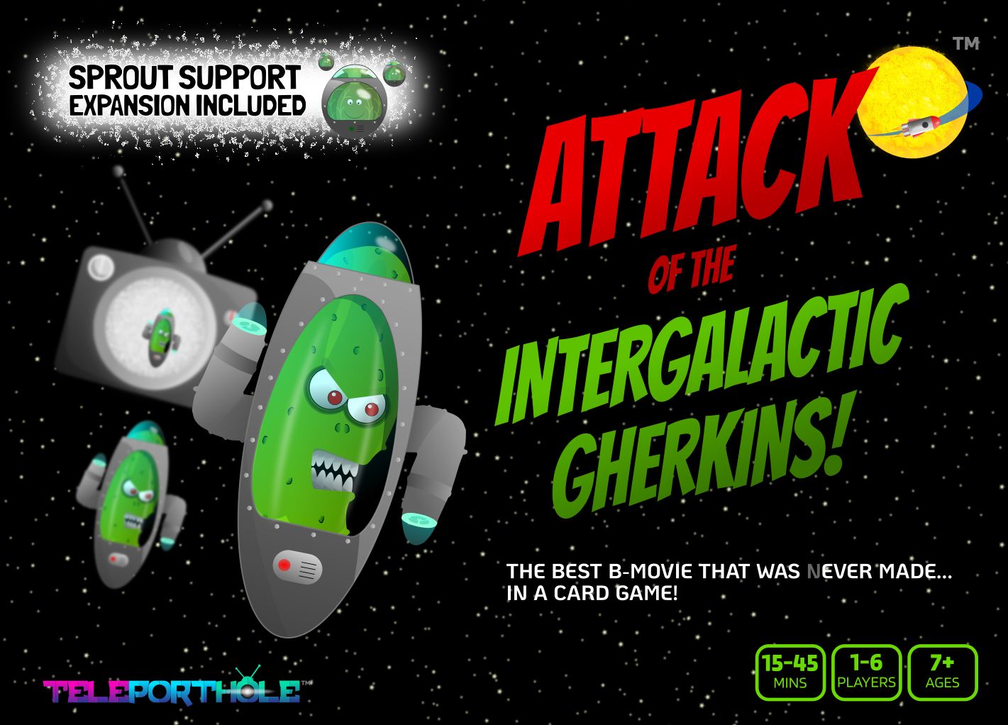 Attack of the Intergalactic Gherkins! box art