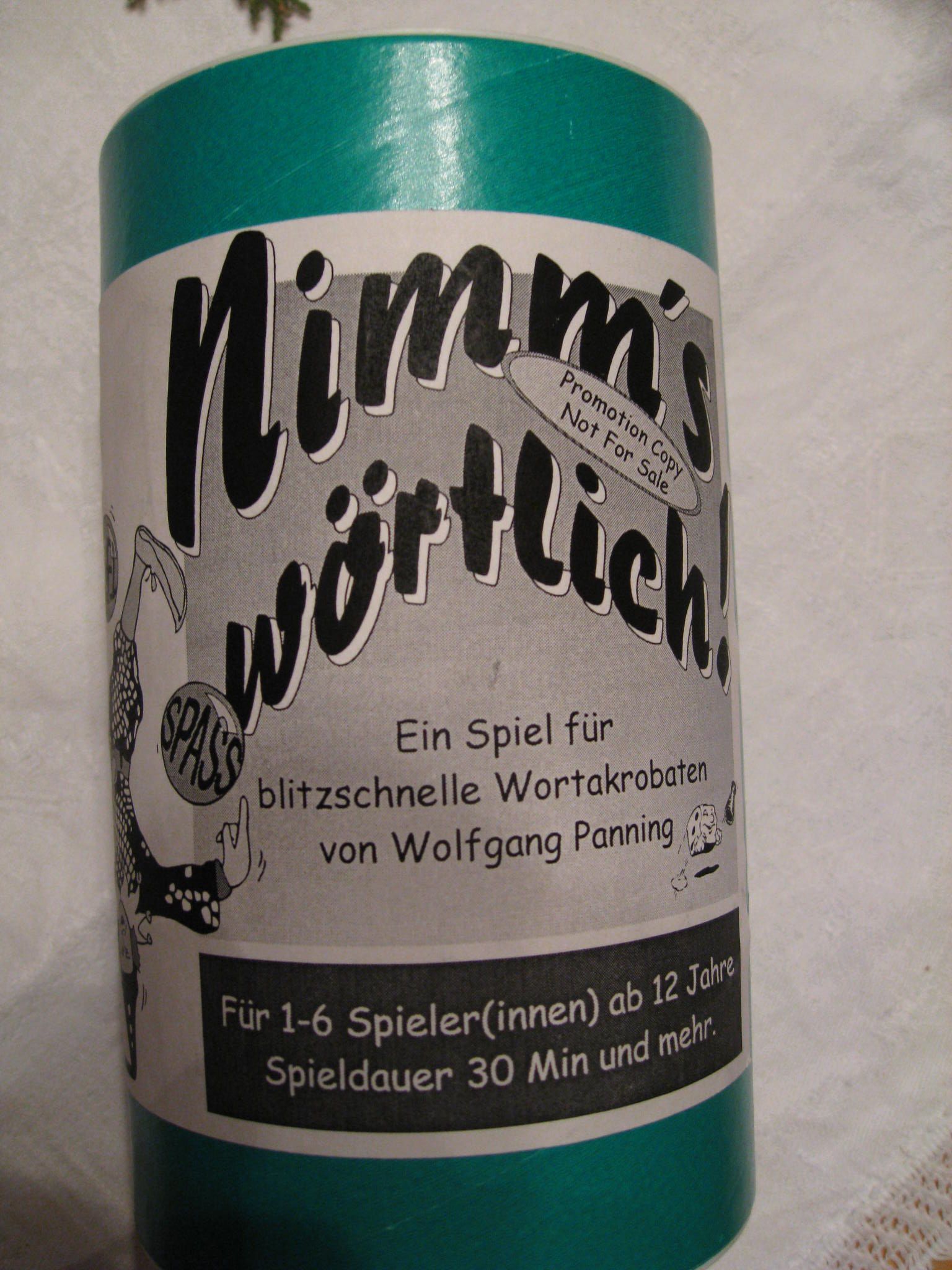 Nimm's wörtlich