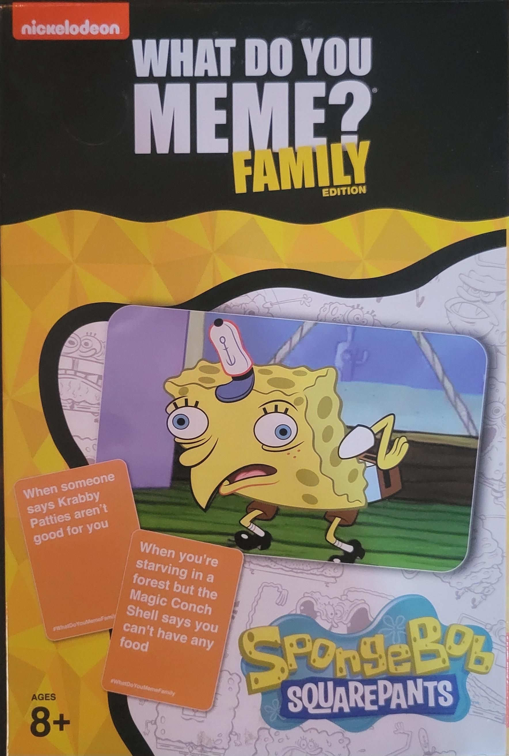 What Do You Meme?: Family Edition Spongebob Squarepants