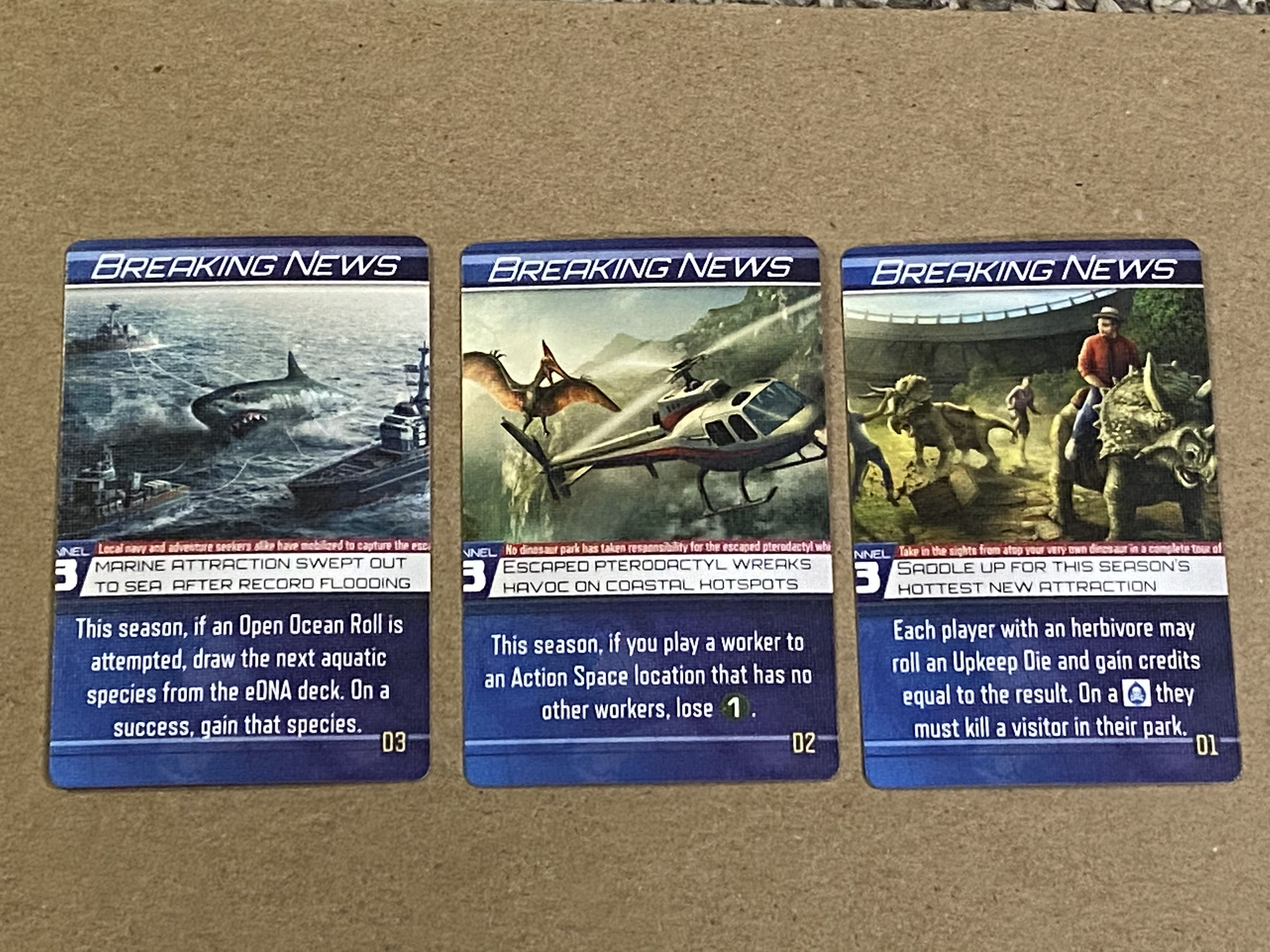 DinoGenics: Breaking News Promo Cards