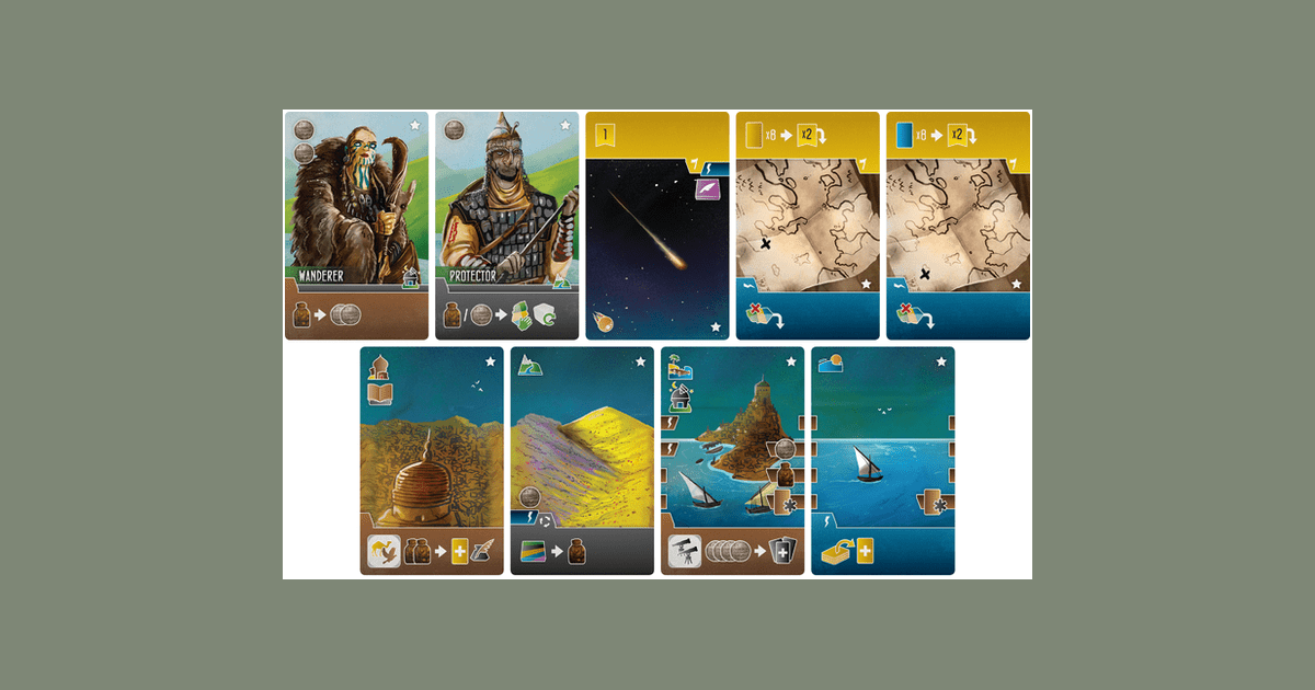 Comet card | Wayfarers of the South Tigris: Kickstarter Promo Cards