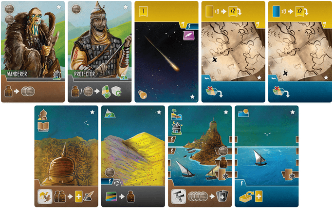 Wayfarers of the South Tigris: Kickstarter Promo Cards