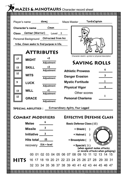 2024 Character Creation Challenge - Entry #3 | Into The Abyss Of The Stars