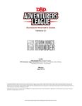 RPG Item: Adventurers League Dungeon Master's Guide (Storm King's Thunder)