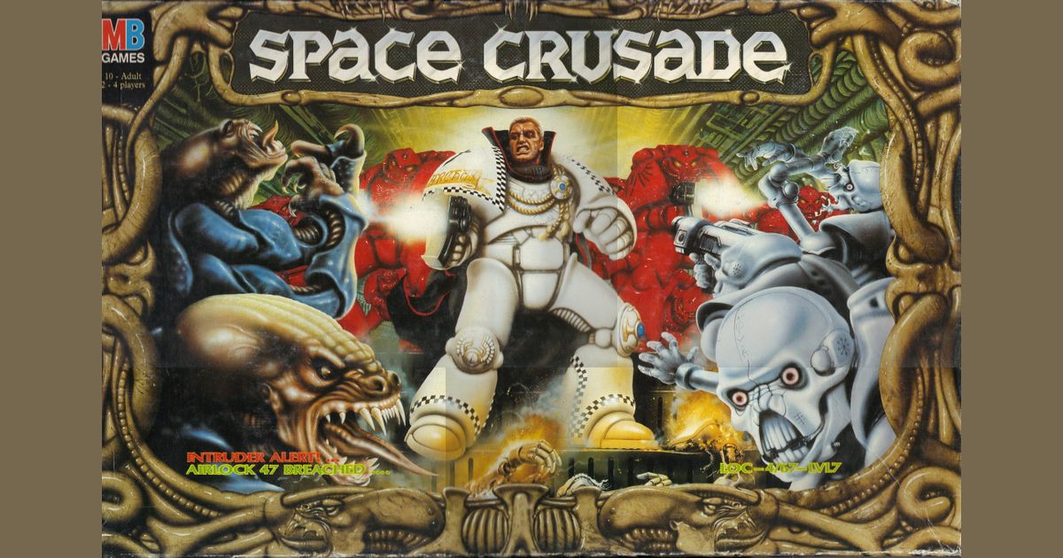 Space Crusade Board Game prime condition ENG, 1990 100% complete 