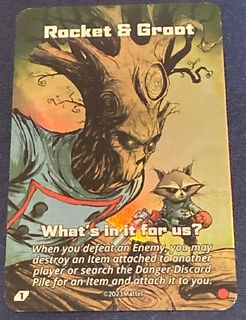 UNO Ultimate: Rocket & Groot – What's in it for us? Super Rare Foil Chase Card