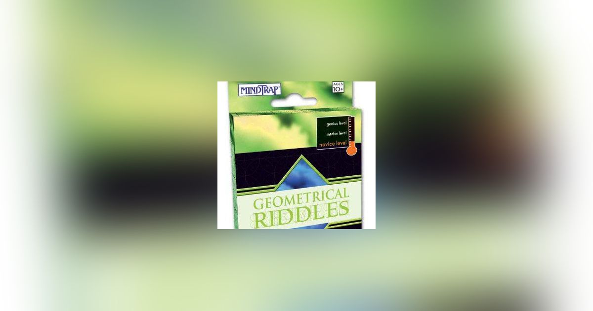 MindTrap Geometrical Riddles: Novice Level | Board Game | BoardGameGeek
