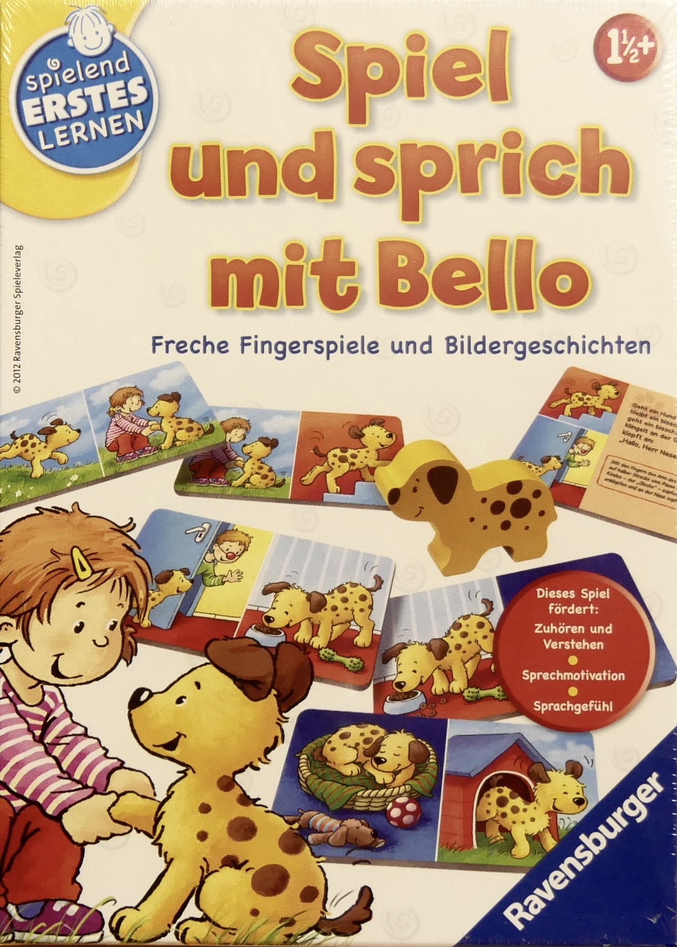 Spiel und sprich mit Bello