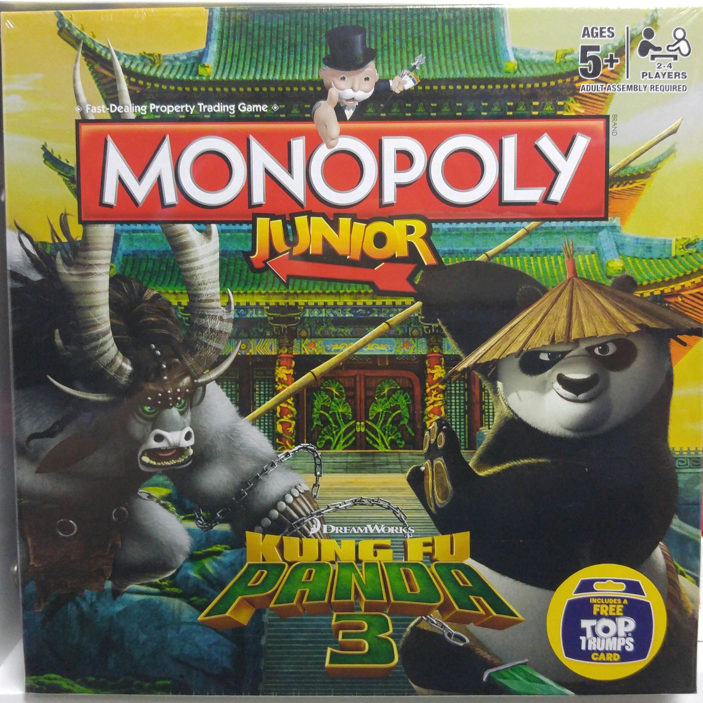 Monopoly Junior: Kung Fu Panda 3 cover art