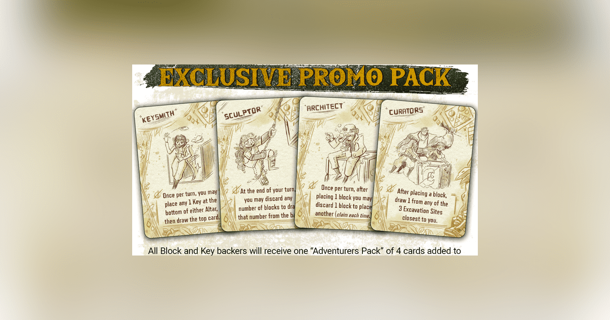 Block and Key: Adventurers Pack | Board Game | BoardGameGeek