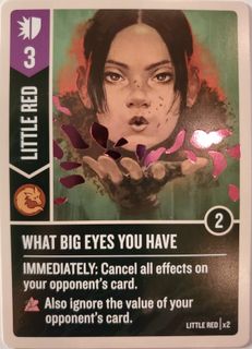 Unmatched: Little Red Riding Hood vs. Beowulf – Little Red Foil Card