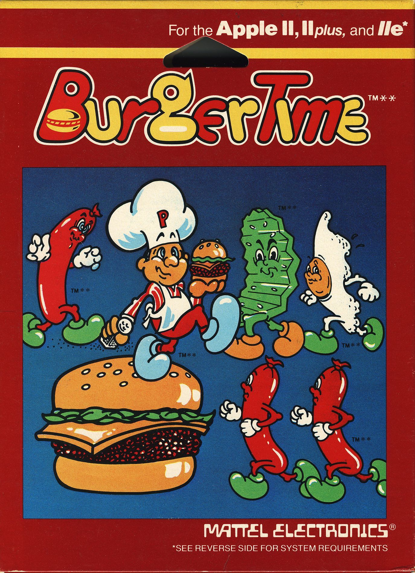 BurgerTime box art