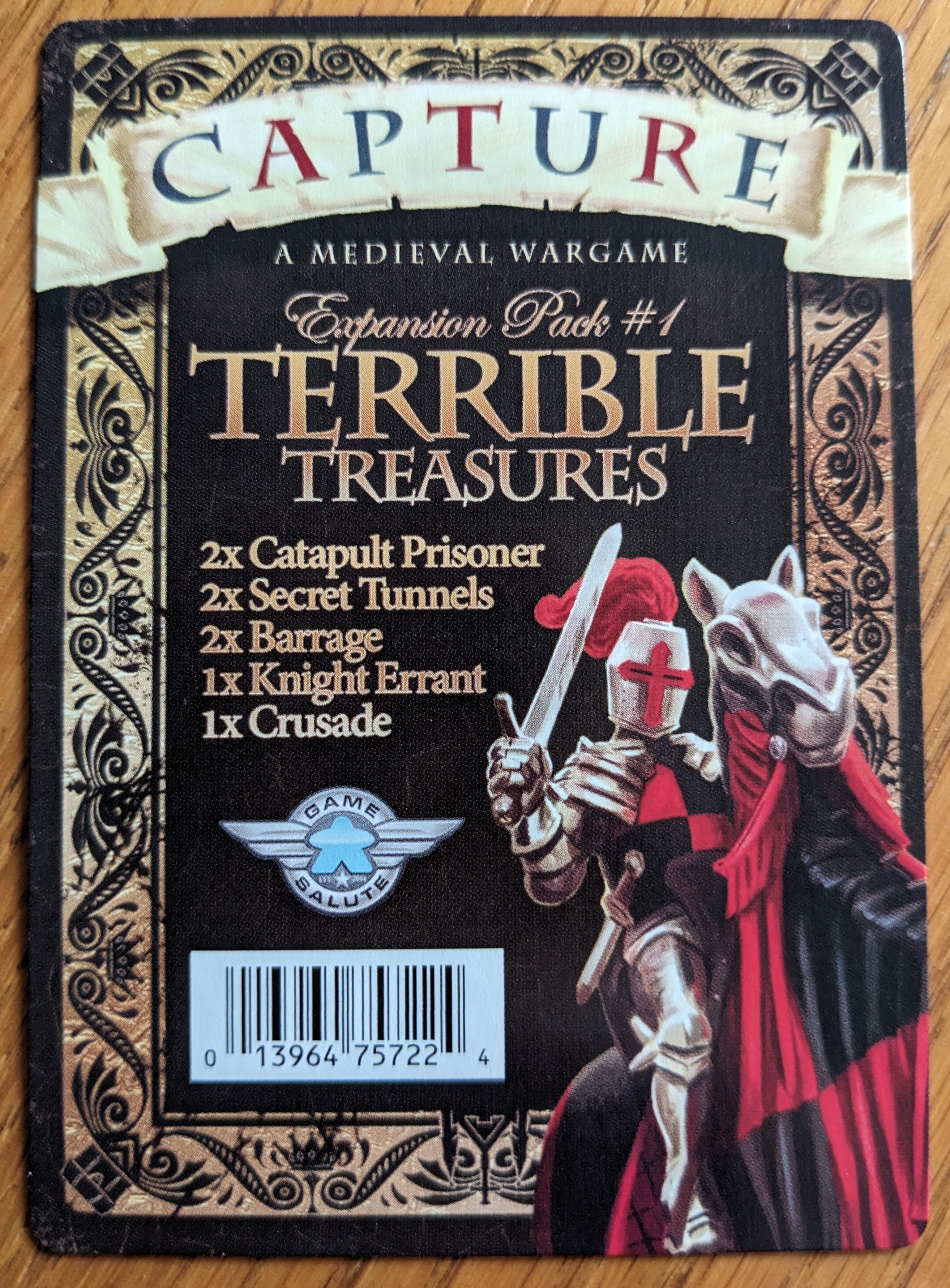 Capture: A Medieval Wargame – Expansion Pack #1: Terrible Treasures