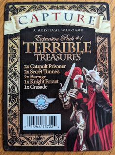 Capture: A Medieval Wargame – Expansion Pack #1: Terrible Treasures