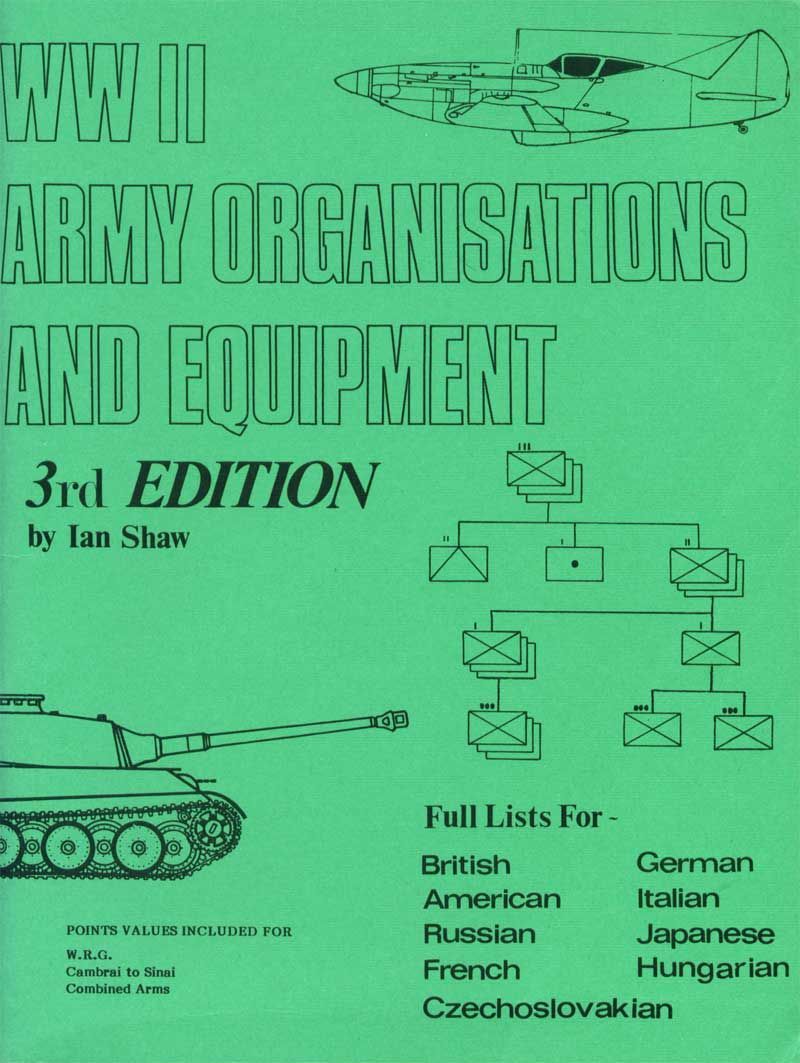 WWII Army Organisations and Equipment doboz
