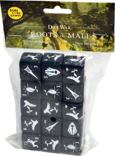 DiceWar: Roots of Mali – Dice Set Black