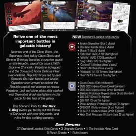 Star Wars X-Wing 2nd Ed – Siege Of Coruscant Battle Pack – Neuf