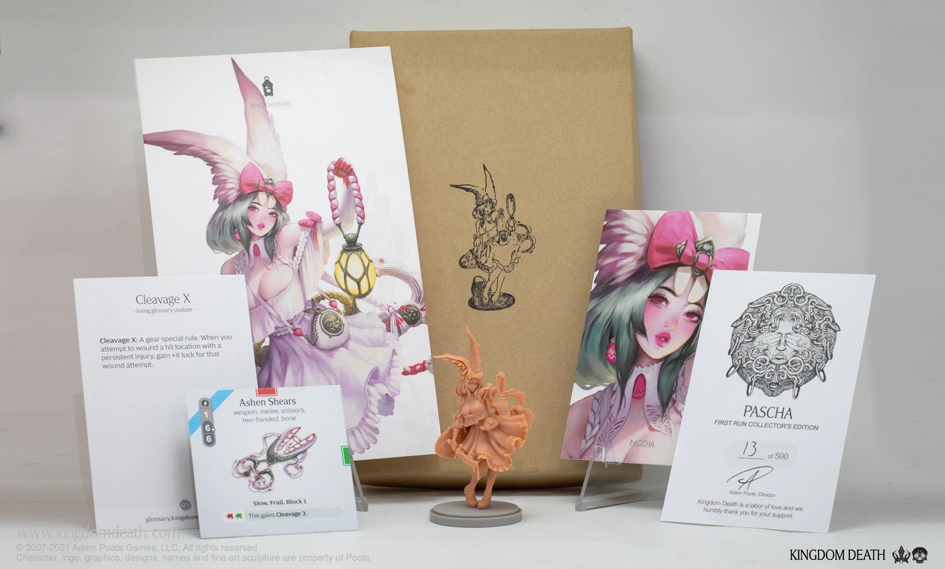 Kingdom Death: Monster – Ashen Shears and Cleavage X cover art