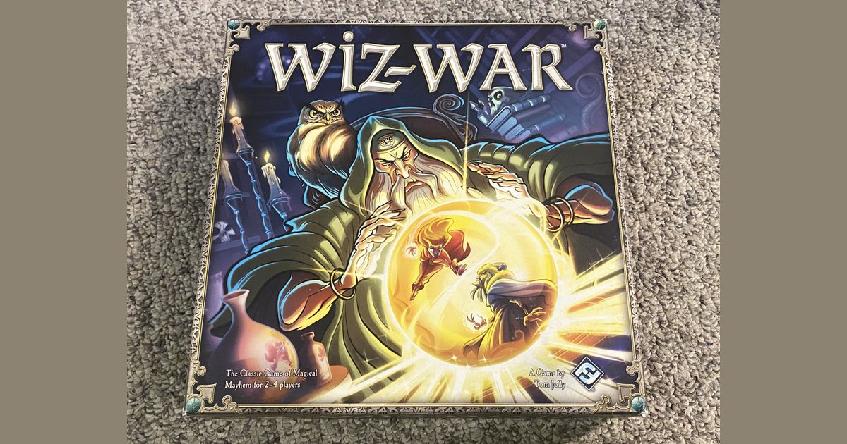 Why is the new representative image a box on a carpet? WizWar