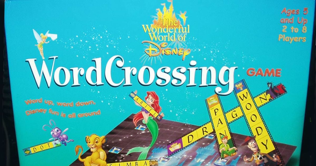 Disney WordCrossing Game Board Game BoardGameGeek