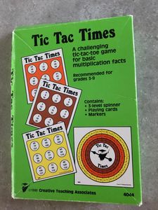 Tic Tac Times Board Game BoardGameGeek