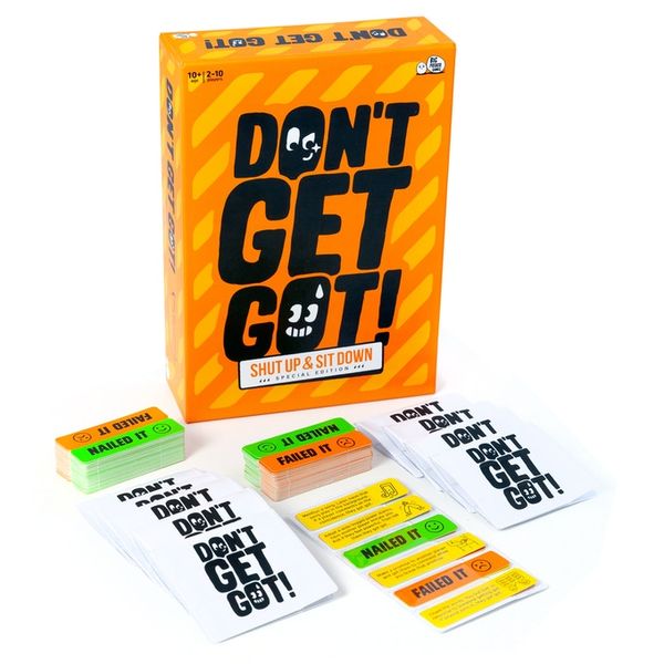 Don’t Get Got: Shut Up & Sit Down Special Edition box and components