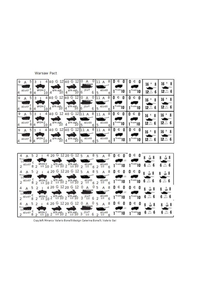 Panzer Leader ('74) Japanese Counters | eBay