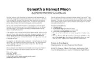 RPG Item: Beneath a Harvest Moon