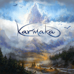 Karmaka box-art illustration by Marco Bucci