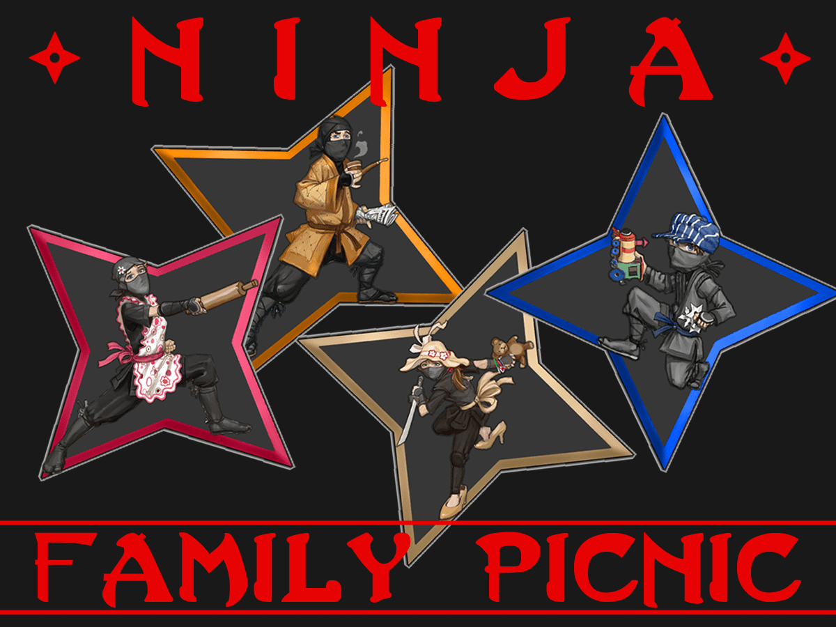 Ninja Family Picnic cover art