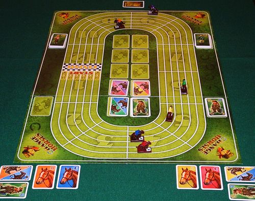 A Comprehensive Pictorial Overview: A horse racing game with miniatures ...