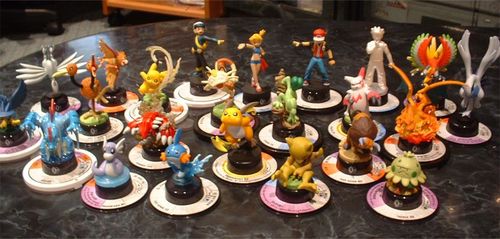 pokemon trading figure game board