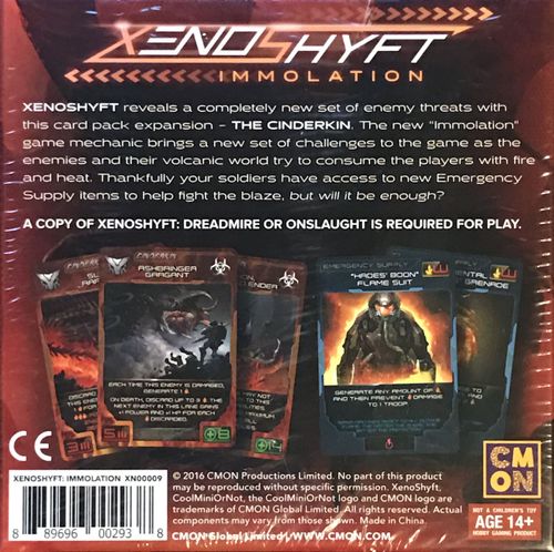 xenoshyft rules clarifications
