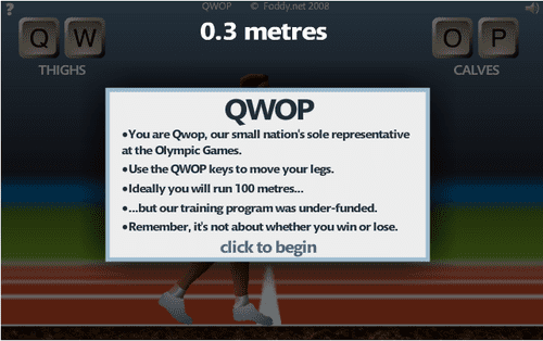 A Video Game Review Qwop Qwop Videogamegeek