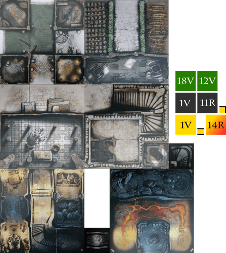 Green Horde Tile Set (for Zombicide MapEditor) | Zombicide: Green Horde ...