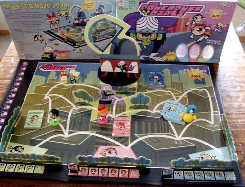 The Powerpuff Girls Mojo Jojo Attacks Townsville Game Image Boardgamegeek 5387