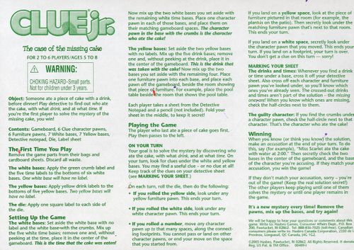 Clue Jr.: The Case of the Missing Cake | Image | BoardGameGeek