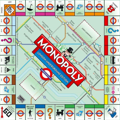 Monopoly London Underground Edition Image BoardGameGeek