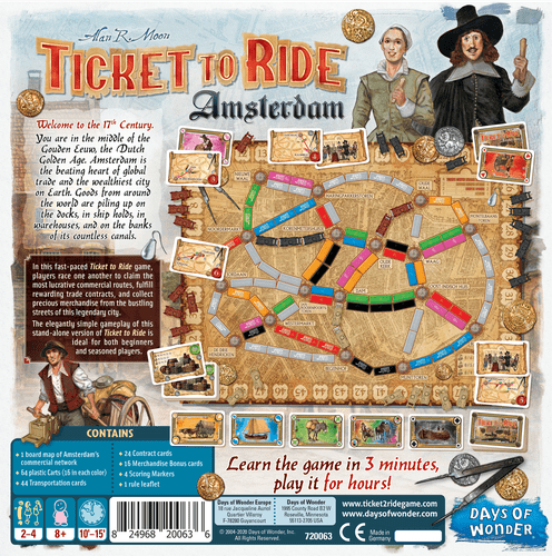 Ticket To Ride Heads Back In Time To 17th Century Amsterdam Boardgamegeek News Boardgamegeek