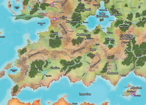 30 Map Of Varisia Pathfinder - Maps Database Source