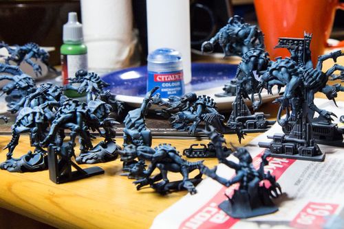 Space Hulk Genestealers And Broken Needles Painting All The