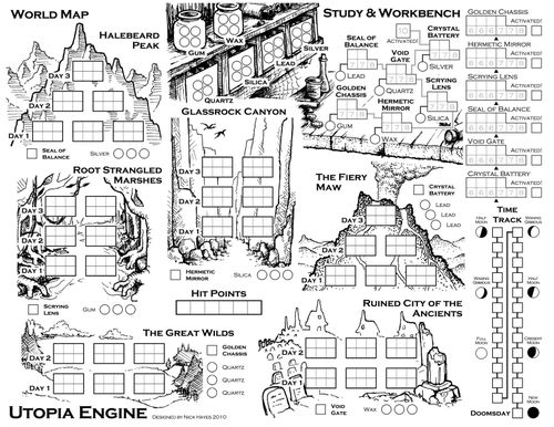 Solo Pencil And Paper Dice Game Pnp Utopia Engine Is Ready