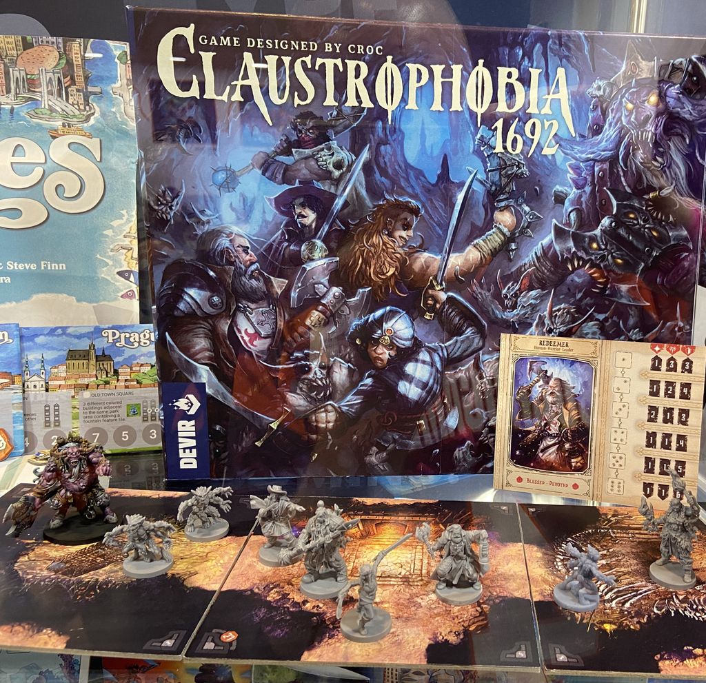 밀실 공포증 1692, Devir, 2026 — SPIEL Essen 25의 최종 모형이 아님