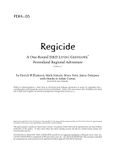 RPG Item: PER4-05: Regicide