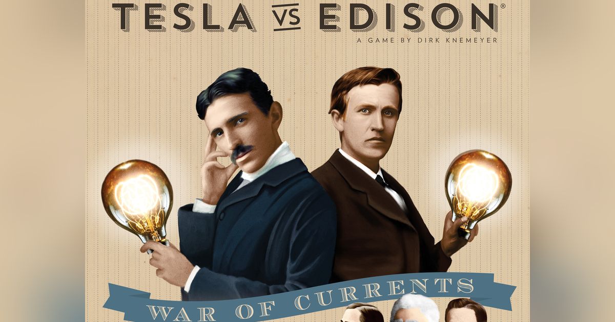 【テスラvsエジソン】ボードゲーム Tesla vs. Edison: War of Currents | Board Game | BoardGameGeek