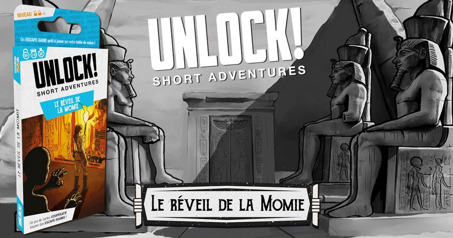 Unlock!: Short Adventures – The Awakening of the Mummy, Board Game