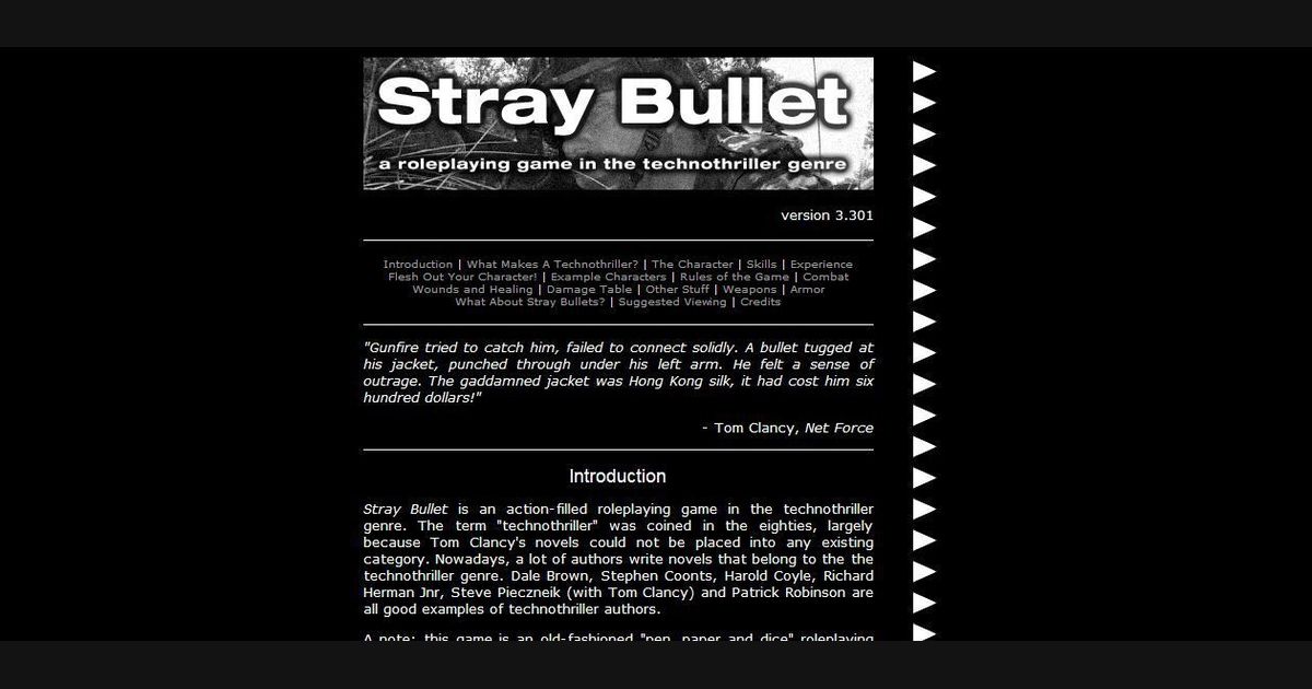 Stray Bullet RPG Item RPGGeek