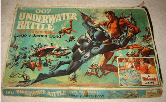 007 Underwater Battle from Thunderball cover