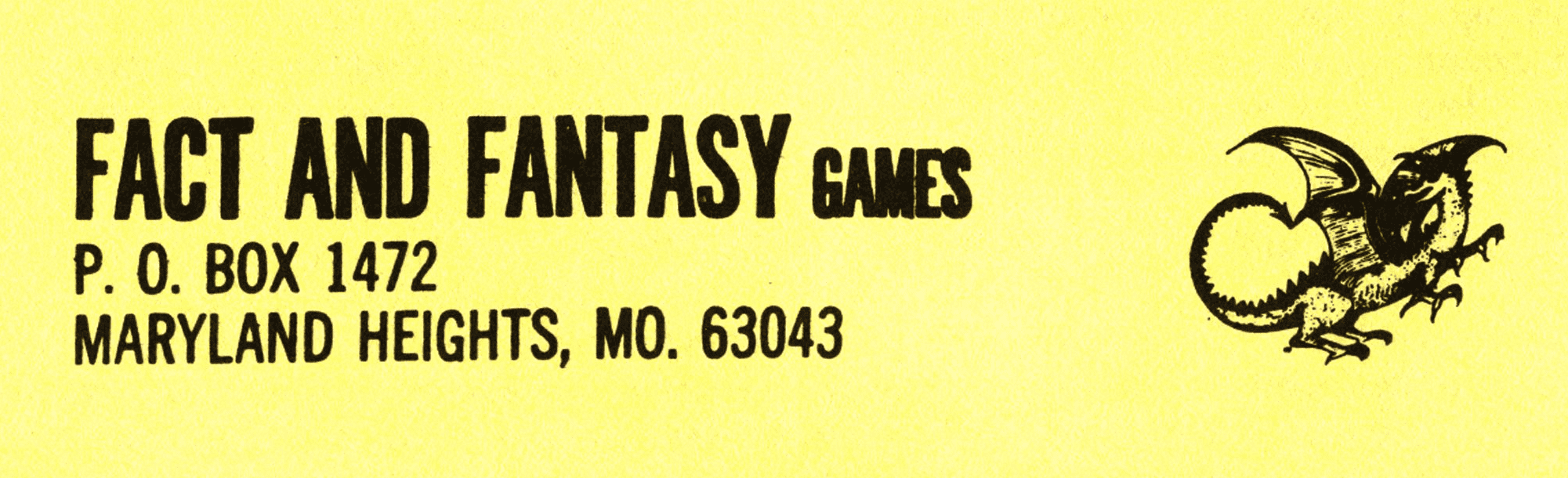 Fact and Fantasy Games